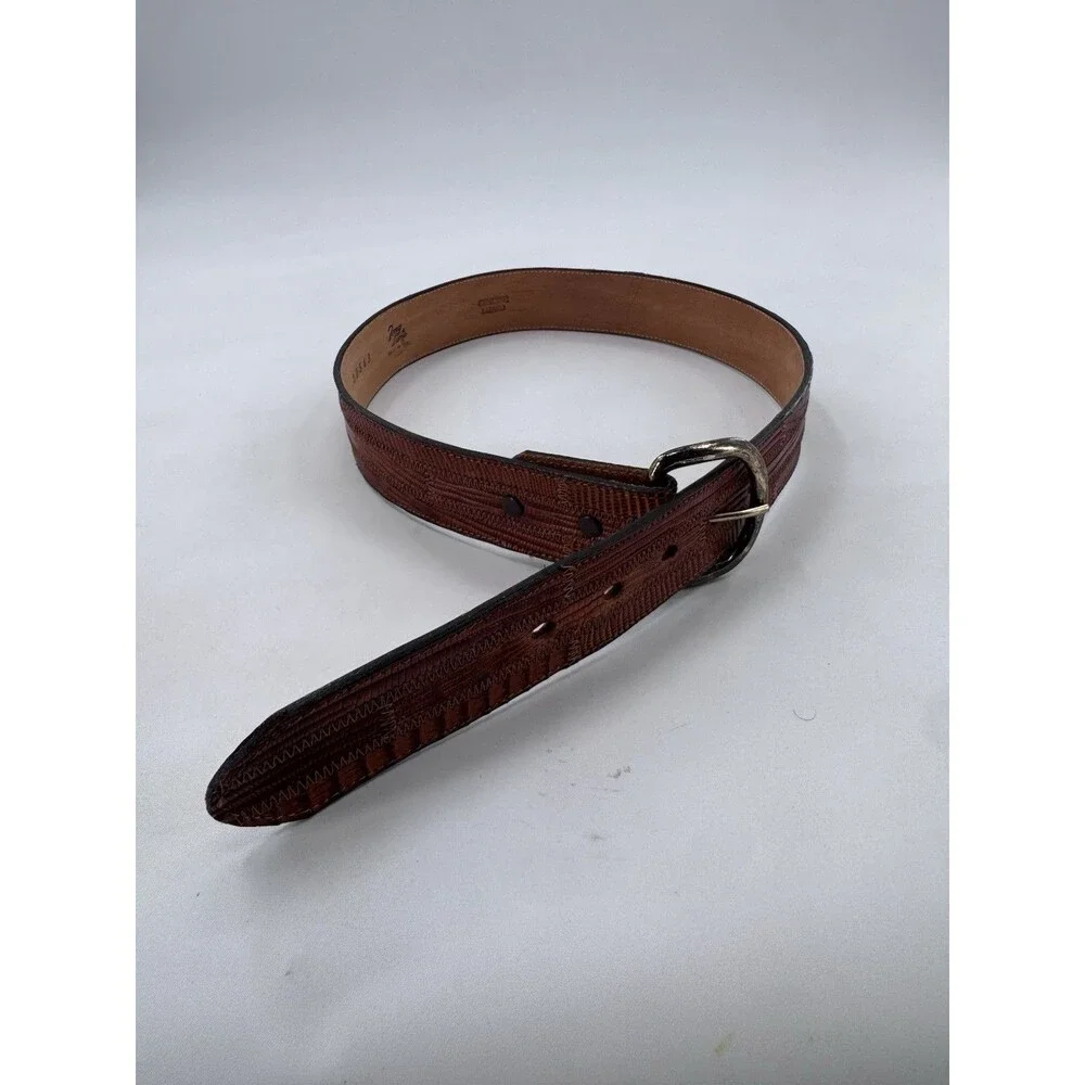TONY LAMA Size 28 Genuine Lizard LEATHER BELT fits 22